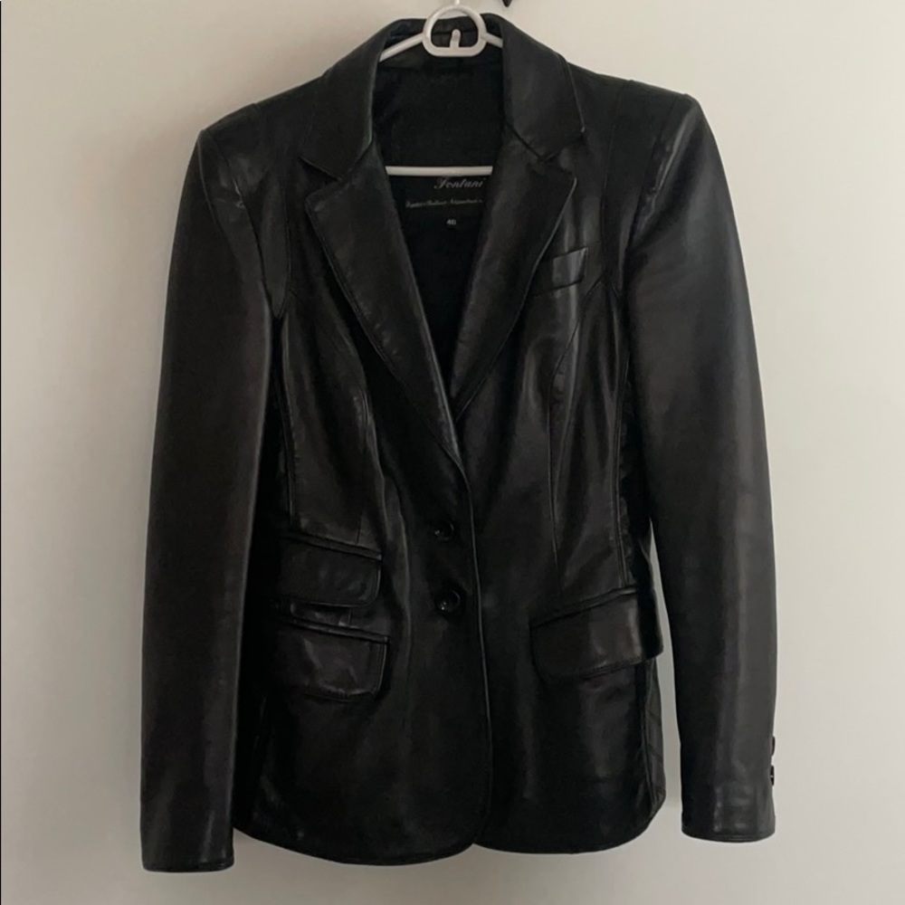 Italian leather jacket